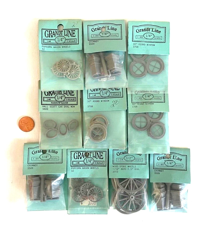 1/4" SCALE DOLLHOUSE MINIATURE BUILDING ACCESSORIES BY GRANDT LINE ( B ) - Image 1 of 1