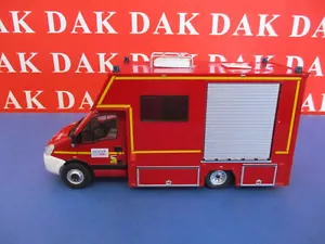 Die cast 1/43 Modellino Furgone Pompieri Iveco Daily 65C18 TIB Francia - Foto 1 di 5