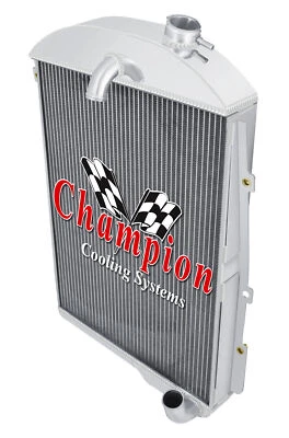 Discount Champion 3 Row All Aluminum Radiator for 1938 Chevrolet Master #CC38-6 - Image 1 of 4