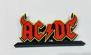 Decorative AC/DC table stand sign logo display POP 3D music - Picture 1 of 5