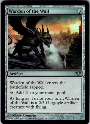 Magic | DKA | Warden of the Wall | 153 | NM | Foil - Image 1 of 2