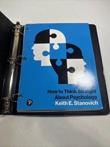 How to Think Straight About - Loose Leaf, by Stanovich Keith - Very Good - Picture 1 of 4