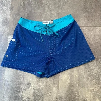 Vintage Jimmy'z Surf  Board Shorts Mesh Junior 5  Womans Blue Logo - Image 1 of 4