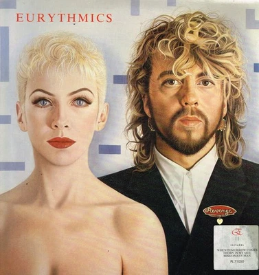 Eurythmics Revenge LP vinyl Italy Rca 1986 with inner in info stickered sleeve - Image 1 of 4