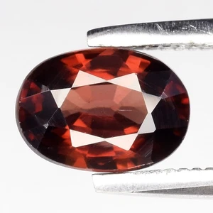 π 0.99ct VS Oval Natural Pinkish Champagne Zircon - Unheated, Africa Gemstone - Picture 1 of 4