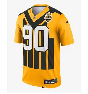 NWT Nike T.J. Watt #90 Pittsburgh Steelers Alternate Throwback NFL Jersey Medium - Picture 1 of 14