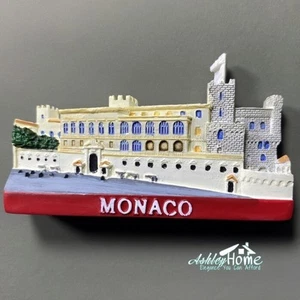 The Prince's Palace of Monaco Tourist Travel 3D Resin Fridge Magnet Souvenir - Picture 1 of 4