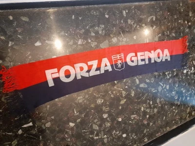 SCIARPA SCARF VINTAGE '80 FOOTBALL CALCIO GENOA. PANNO - Immagine 1 di 3