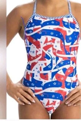 Dolfin Women’s Uglies Salute V-Back Swimsuit: NEW WITH TAGS: SIZE 38