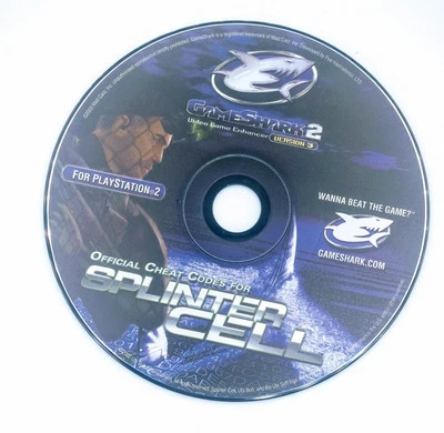 Splinter Cell Game Shark 2 Version 3 Cheat Code Disc Rare - Image 1 of 2