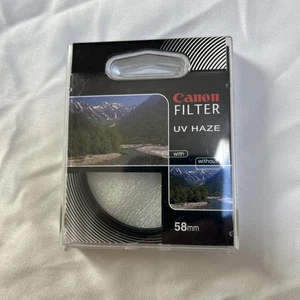 *Genuine* Canon 7-5801-1 58mm UV Haze Filter for Cameras and Camcorders - Picture 1 of 3