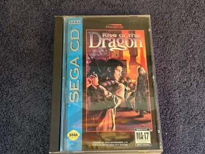 Rise of the Dragon - Sega CD - Complete W Reg Card Tested CIB Ships Free - Image 1 of 4