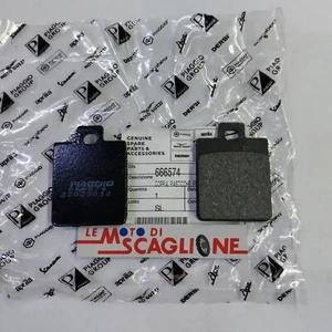 PASTIGLIE FRENO ANTERIORI PIAGGIO MP3 LIBERTY ET2 ET4 ZIP SP ORIGINALI 666574 - Imagen 1 de 1