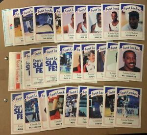 1991 Foot Locker Nike Slam FEST Set (Toutes les 3 Series) - 30 Cartes - JR, BO- SCELLÉ