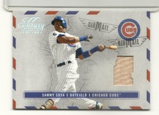 Sammy Sosa 2005 Leaf Century Collection Authentic MLB GU Bat card  007/100 Cubs