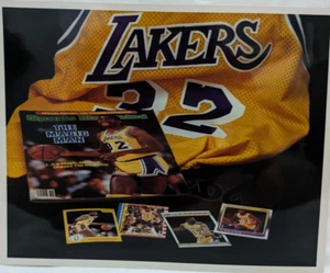 Los Angeles Lakers Magic Johnson Jersey Promo 8x10 Unsigned Gloss Photo - Picture 1 of 2
