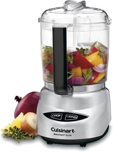 Cuisinart DLC-4CHB Mini Prep Plus ® 4 Cup Food Processor Silver Brushed Finish - Picture 1 of 3
