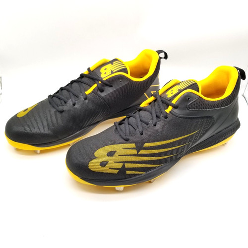 Scarpe da baseball New Balance FuelCell 4040 V6 modellate da uomo taglia 15 nero giallo