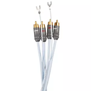 Supra Cables Phono 2RCA-CS Análogo de Conexión Teléfono Longitud 2m Azul - Picture 1 of 2
