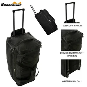 27" 30" 34"Extra Large Holdall on Wheel, Travel Luggage Weekend Trolley Bag - Picture 1 of 24