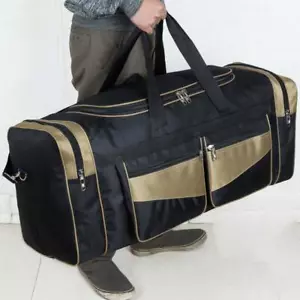 Sporttasche Fitnessstudio bunt modern Polyester robust Reise 60 L groß Reißverschluss Seesack - Bild 1 von 30
