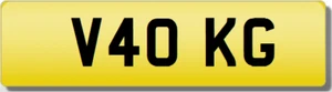 KG 4 OKG 40 VIERZIG INITIALEN privates geschätztes Kennzeichen V4 - Bild 1 von 1