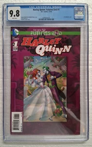 Harley Quinn: Futures End #1 ~ Copertina lenticolare 3D ~ CGC 9.8 ~ DC Comics 2014 - Foto 1 di 5