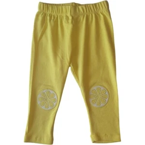 NWT Gymboree Citrus & Sunshine Toddler Girls Comfy Lemon Capri Leggings, Size 4T - Picture 1 of 3