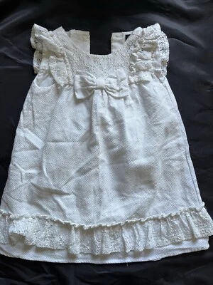 Vestido Cynthia Rowley Bebé Niñas 18M Meses Blanco A2 Foto 1 de 4