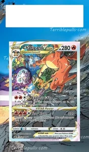 Pokemon Extended Art Insert für PSA Slab + Metallic Black Case Charizard SWSH262 - Bild 1 von 3