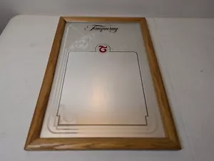 Vintage Tanqueray Mirrored Sign with Wood Picture Frame 19" x 13.5" Man Cave - Picture 1 of 4