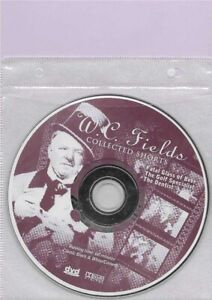 W.C. Fields - Fatal Glass of Beer - Golf Specialist - Dentist- DVD - DISC ONLY -