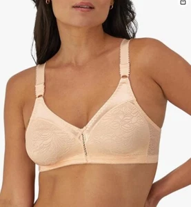 Bali Women's Double Support Spa Closure Wirefree Stay-in-PlaceBra Porcelain 34B - Picture 1 of 5