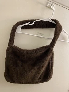 Women Fashion Plush Shoulder Bag Cute Heart Fluffy H&M - Picture 1 of 3