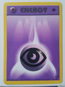 Psychic Energy 131/132 - LP - 1a edición - Gym Challenge 1999 tarjeta de Pokémon - Imagen 1 de 2