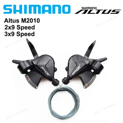 SHIMANO ALTUS SL-M2010 Shifter Set 2x9/3x9 Speed MTB Bike Shifters Lever M2000 - Image 1 of 4