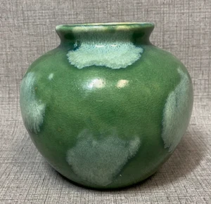 Vase grün glasiert Keramik - Bild 1 von 12