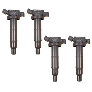 Set of 4 Delphi Direct Ignition Coils for Lexus HS250h Scion tC xB Toyota Camry - Picture 1 of 1