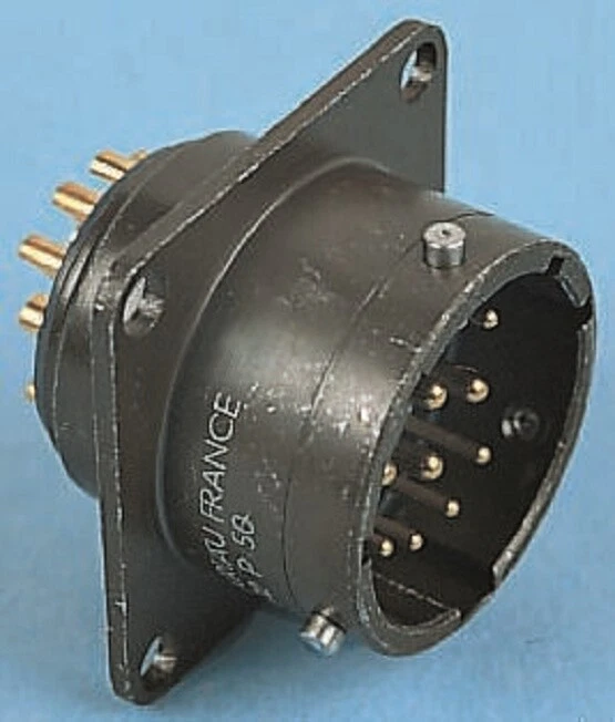 Souriau MIL SPEC CIRCULAR CONNECTOR RECEPTACLE 3-Way Size-8 Pin Contacts,Bayonet - Image 1 of 1