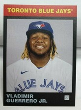 Vladimir Guerrero Jr. 2021 Topps 582 Montgomery Club Black & Red SP #9 BLUE JAYS