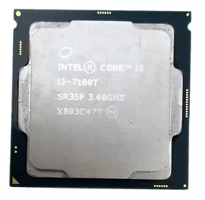 Intel Core i3-7100T 3.40GHz Dual-Core 3MB LGA 1151/Socket H4 CPU Processor SR35P - Picture 1 of 2