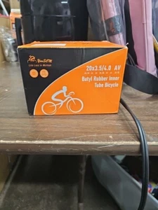 YUN SCM Butyl Rubber Inner Tubes Bicycle 20 x 3.0/3.5AV Lot Two New - Picture 1 of 3