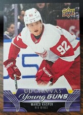 2023-24 Upper Deck Series 1 Marco Kasper Young Guns Canvas #C118 Red Wings