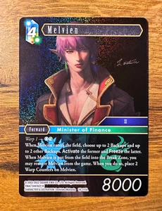 Final Fantasy TCG Opus 18 Resurgence of Power Melvien 18-115L FOIL Legend FFXI - Imagen 1 de 2