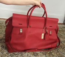 XXL Real Leather Duffel Travel Bag