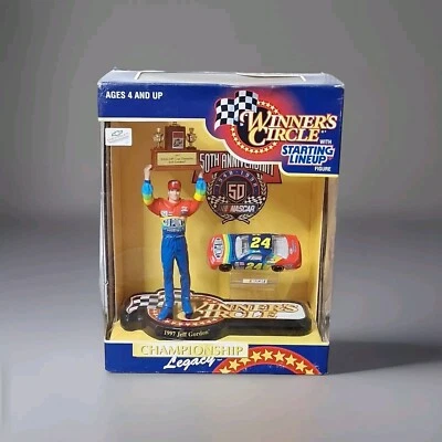 1997 Jeff Gordon DuPont Winners Circle Championship Legacy Champion Figure Car   - Image 1 of 4