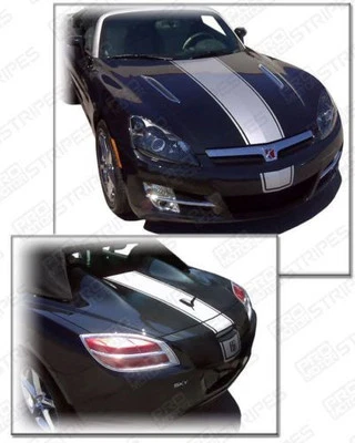 Saturn Sky Factory Style Center Racing Stripes Decals 2007 2008 2009 - Image 1 of 2
