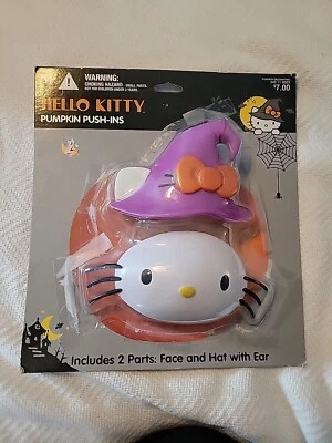 Hello Kitty Halloween Pumpkin Push-ins, Holiday Decor 2014 Bow  - Image 1 of 4