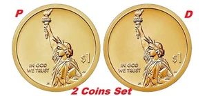 2-coin-set 2018 P-D American Innovation Dollar $1 from US Mint Rolls New Series - Picture 1 of 2