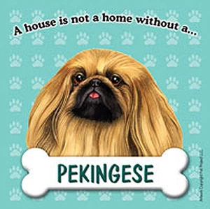Pekingese Magnet - House Is Not A Home - Picture 1 of 1